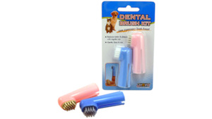 Dog Health Wellbeing: Oral Hygiene Kit With Gum Massager