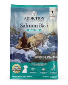 Addiction Salmon Bleu Puppy, Complete & Balanced, Skin & Coat Dry Puppy Food