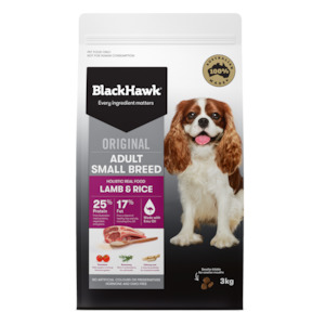 Black Hawk Dog Adult Small Breed Lamb & Rice