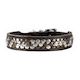 Arizona Studded Brown Leather Dog Collar