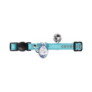Products: Luxus Turquoise Rhinestone Cat Collar