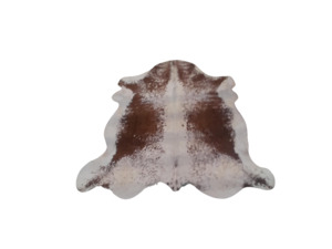 Brown and White Speckle Cow Hide