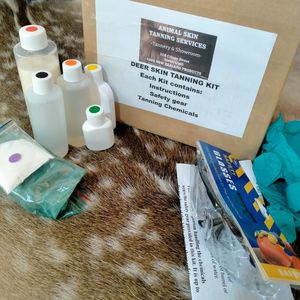 Deer Skins: Deer Skin Tanning Kit