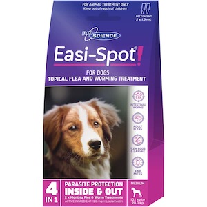 Dogs: Easi-Spot For Medium Dog 10.1kg to 20kg Packet Of 2