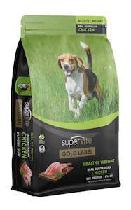 Dogs: Supervite Gold Label Adult Dog Healthy Weight Chicken