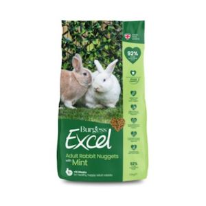 Burgess Excel Adult Rabbit Nuggets With Mint 1.5kg