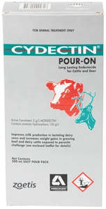 Cattle: Cydectin Pour On 500ml