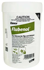 Flubenol 5% Poultry & Pig Wormer 600g Tub