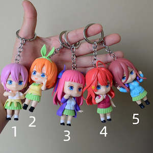 Accessories: The Quintessential Quintuplets  Keychain pendant school bag doll decoration keychain