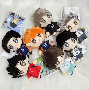 Apparel: Bandai 10cm Haikyuu Plush Keyring Merch Pendant Doll Cosplay Cushion Decorations