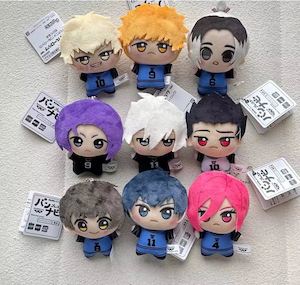 Apparel: Bandai 10cm Blue Lock Plush Keyring Merch Pendant Doll Cosplay Cushion Decorations