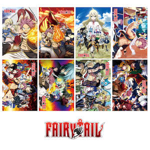 Fairy Tail: FAIRY TAIL 8PC A3-SIZE ANIME POSTER SET 3521