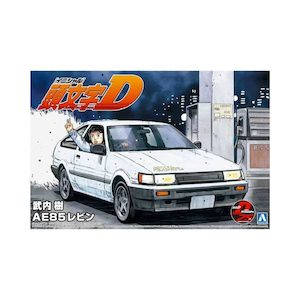 Z Gundam: AOSHIMA Initial D Itsuki Takeuchi's AE85 Toyota Levin 1/24 Scale Model Kit