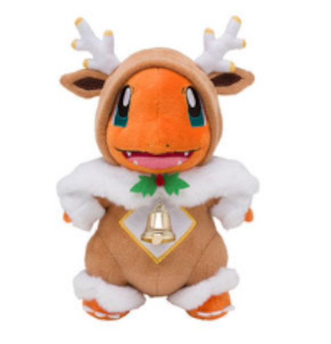 Soft Toys Cushions: Pokémon Plushy – Charmander (Poncho Ver.)