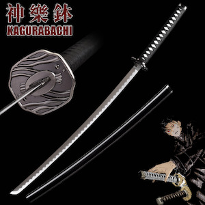 Metal Katana / Sword Kagurabachi Enten Katana Metal Samurai Sword Anime Cosplay 4120