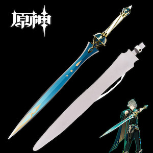 Metal Katana / Sword Genshin Impact Xiphos' Moonlight Sword 371