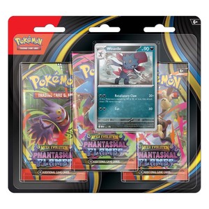 Z New Arrivals: PKM - Mega Evolutions Phantasmal Flames Three-Booster Blister