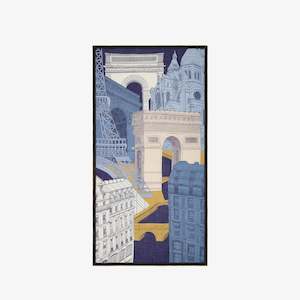 Winter Sale 50 Off 48h Only: PARIS Scarf- Navy by Inouï Edition