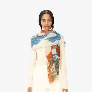 Winter Sale 50 Off 48h Only: MAGNUS Scarf- Natural by Inouï Edition