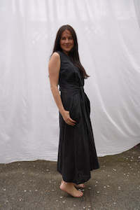 Dresses: LILY COTTON DRESS | BLACK