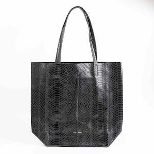 Bags Pouches Purses: MAISON FANALI | Tote Snake Black