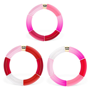 Best Sellers 1: PARABAYA-GRANADINA BANGLE-SET OF 3