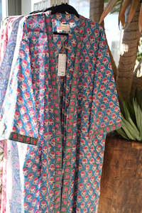 All: COTTON BLOCK PRINT KIMONO | JAIPUR BLOOM