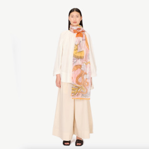 Scarves: FANTASTIQUE Scarf- POWDER by Inouï Edition