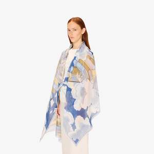 Scarves: BLUE MARINE Scarf- NAVY by Inouï Edition