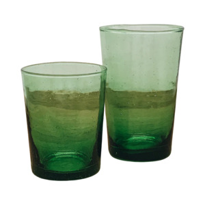 MOROCCAN BELDI GLASS | GREEN 350ml