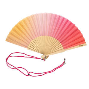 HAND FAN | W GIFT BOX SUNSET