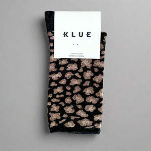 All: KLUE Lurex Socks | Leopard Black