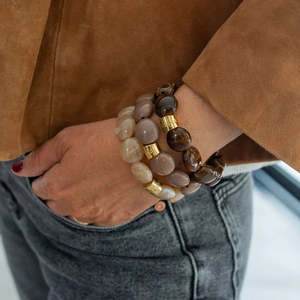 Jewellery: PARABAYA- MACCHIATO BOMBOM BRACELET