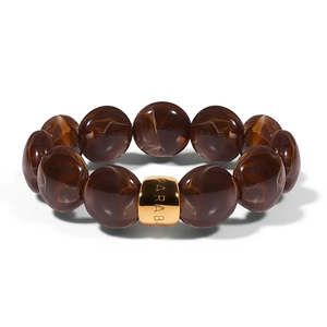 Jewellery: PARABAYA- COCOA BOMBOM BRACELET