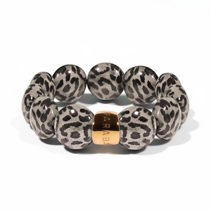 Jewellery: PARABAYA- CAPI GREY BOMBOM BRACELET