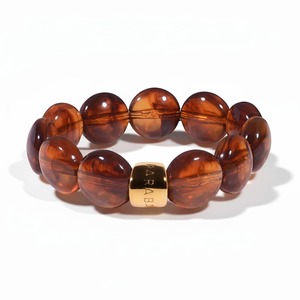 Jewellery: PARABAYA- AMBER BOMBOM BRACELET