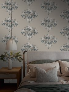 Products: Watercolour Tulips Damask Wallpaper - Make Your Walls The Art by AT Home