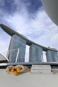 Products: Postcards Collection - Marina Bay Sands, Singapore Wall Mural - Make Your Walls The Art by AT Home