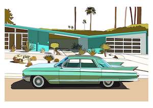 Prints: Green Car