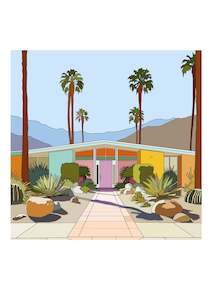 Prints: Colourful House