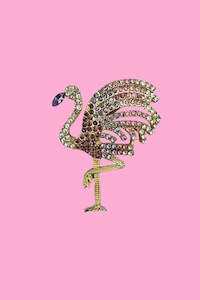 Brooches: Fluttering Flamingo Brooch