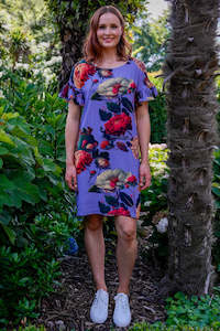 Floral Dresses: Peri Rose Dress - Lilac Petals | SALE
