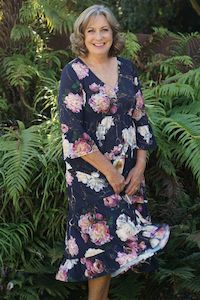 Floral Dresses: Magic Dress - Ink Floral