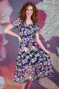 Lace Dresses: Allure Iris Dress - Floral