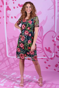 Lace Dresses: Austin Sequins Dress - Pink | SALE