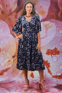 Velvet Collection: Magic Ariana Dress - Slate Floral | SALE