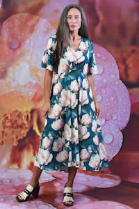 Veronica Town Dress - Magnolia Frenzy | SALE