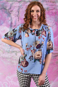 Managers Edit: Iris Top - Periwinkle Array | SALE