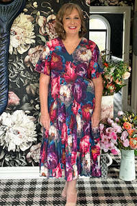 Managers Edit: Talor Vivian Dress - Peony Jewel | SALE