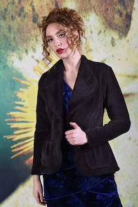 Annah Stretton Sale 2021: Cold Days Jacket - Aubergine - SALE